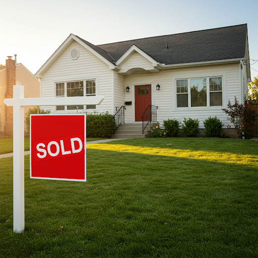 A home that has been sold.